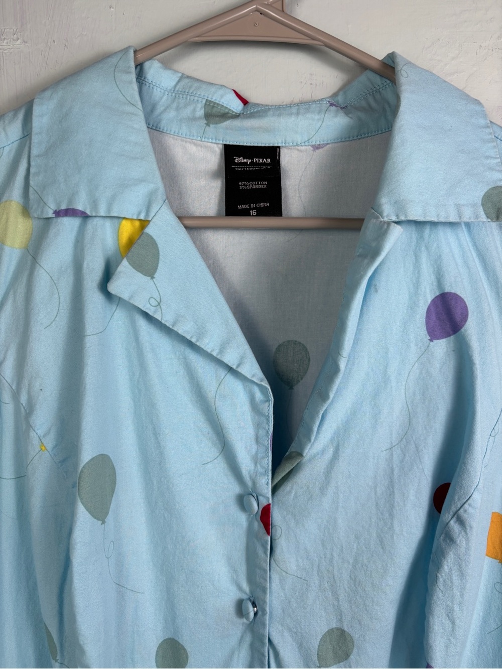 Her Universe Disney Pixar UP Light Blue Balloon-Print Midi Dress - Picture 7 of 8